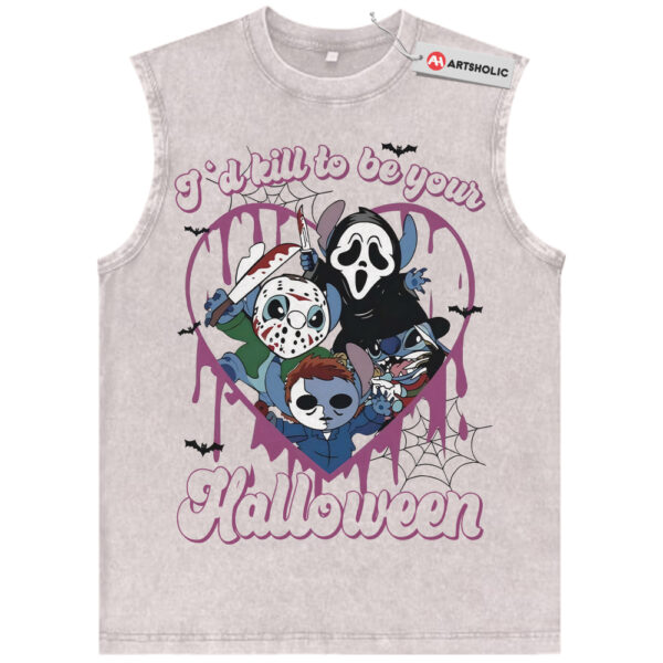 Lilo and Stitch Tank Top, Halloween Tank Top, Disney Tank Top, Animated Tank Top, Vintage Tank Top