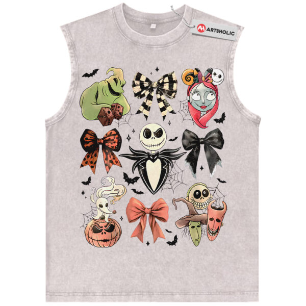 The Nightmare Before Christmas Tank Top, Halloween Tank Top, Animated Tank Top, Vintage Tank Top