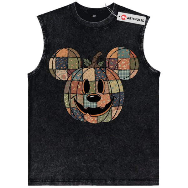 Mickey Mouse Tank Top, Halloween Tank Top, Disney Tank Top, Fall Animated Tank Top, Vintage Tank Top