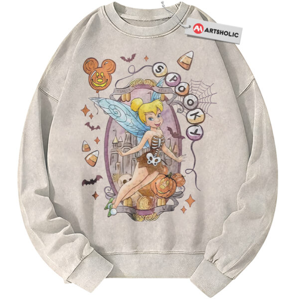 Tinker Bell Sweatshirt, Halloween Sweatshirt, Animated Sweatshirt, Vintage Sweater
