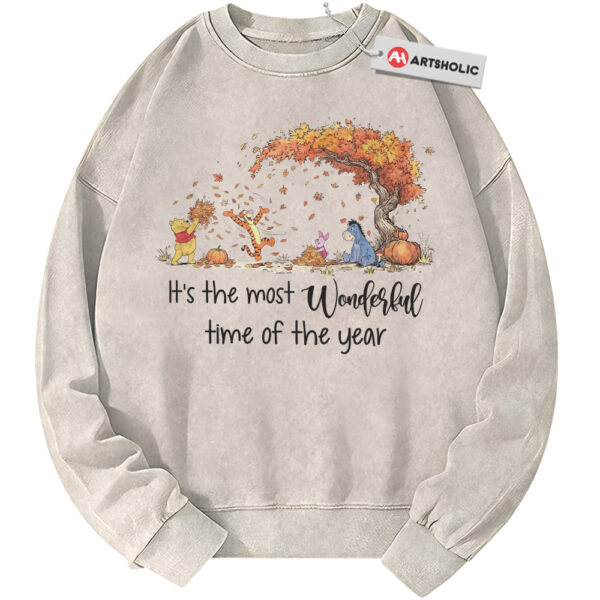 Winnie the Pooh Sweatshirt, Fall Disney Sweatshirt, Animated Sweatshirt, Vintage Sweater