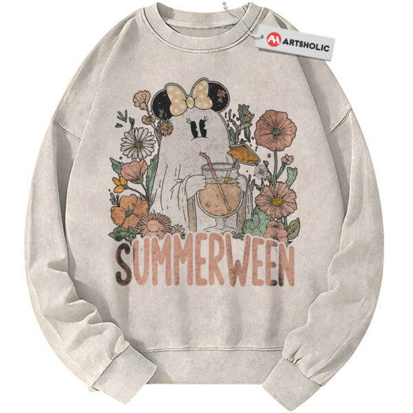 Minnie Mouse Sweatshirt, Halloween Sweatshirt, Disney Sweatshirt, Animated Sweatshirt, Vintage Sweater