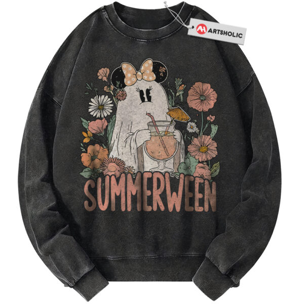 Minnie Mouse Sweatshirt, Halloween Sweatshirt, Disney Sweatshirt, Animated Sweatshirt, Vintage Sweater