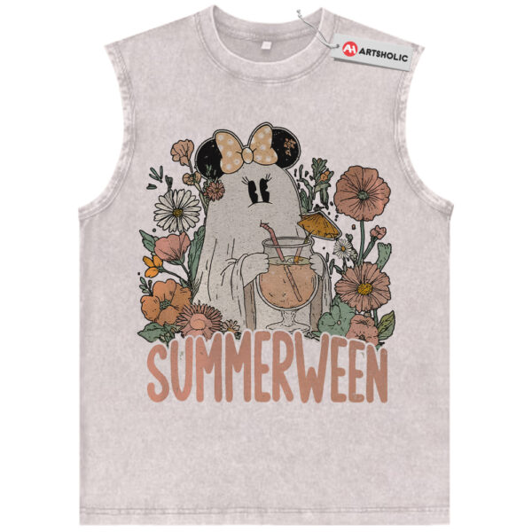 Minnie Mouse Tank Top, Halloween Tank Top, Disney Tank Top, Animated Tank Top, Vintage Tank Top