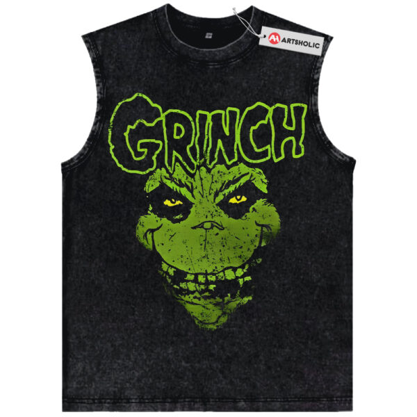 The Grinch Tank Top, Christmas Tank Top, Animated Tank Top, Vintage Tank Top