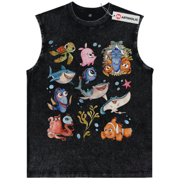 Finding Nemo Tank Top, Disney Tank Top, Animated Tank Top, Vintage Tank Top