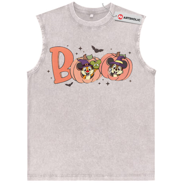 Chip and Dale Tank Top, Halloween Tank Top, Disney Tank Top, Animated Tank Top, Vintage Tank Top