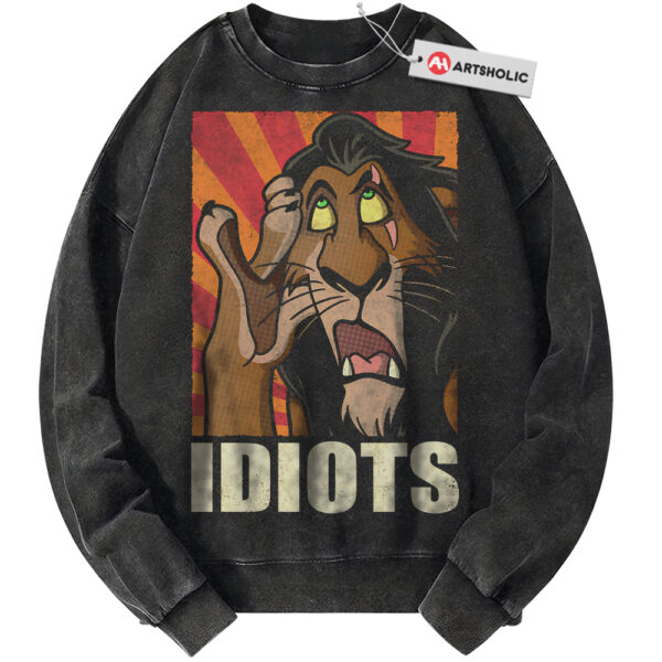 Scar Sweatshirt, The Lion King Sweatshirt, Animated Sweatshirt, Vintage Sweater