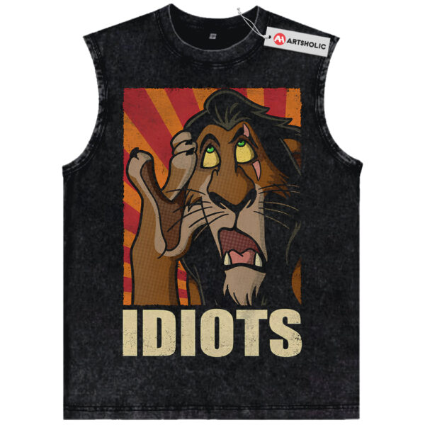 Scar Tank Top, The Lion King Tank Top, Animated Tank Top, Vintage Tank Top