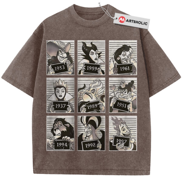 Evil Queen Shirt, Maleficent Shirt, Ursula Shirt, Cruella de Vil Shirt, Disney Villains Shirt, Animated Shirt, Vintage T-Shirt