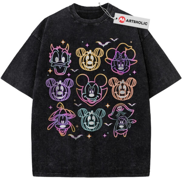 Donald Duck Shirt, Mickey Mouse Shirt, Goofy Shirt, Pluto Shirt, Halloween Shirt, Disney Shirt, Animated Shirt, Vintage Tee