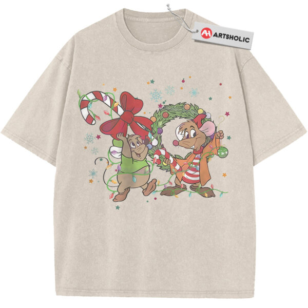 Jaq and Gus Shirt, Cinderella Shirt, Christmas Shirt, Disney Shirt, Animated Shirt, Vintage T-Shirt