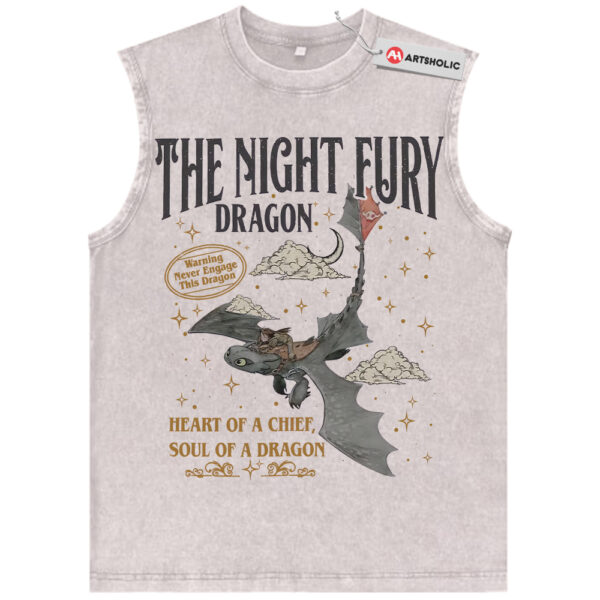 Toothless Tank Top, How to Train Your Dragon Tank Top, Animated Tank Top, Vintage Tank Top