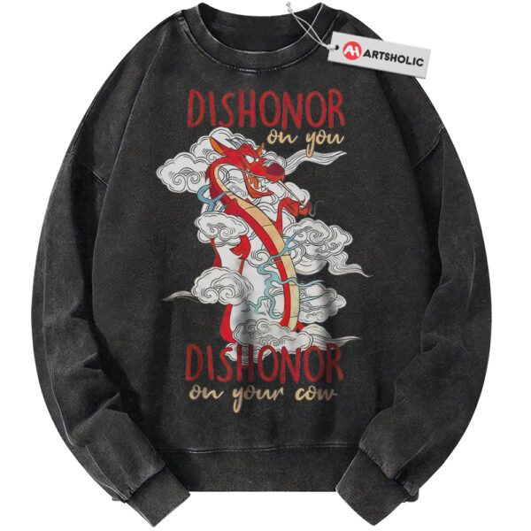 Mushu Sweatshirt, Mulan Sweatshirt, Disney Sweatshirt, Animated Sweatshirt, Vintage Sweatshirt