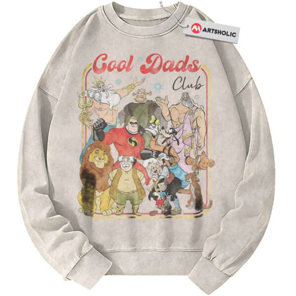 Cool Dads Club Sweatshirt, Disney Dad Sweatshirt, Father's Day Sweatshirt, Animated Sweatshirt, Vintage Sweatshirt