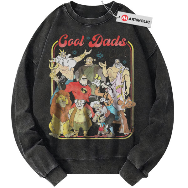 Cool Dads Club Sweatshirt, Disney Dad Sweatshirt, Father's Day Sweatshirt, Animated Sweatshirt, Vintage Sweatshirt