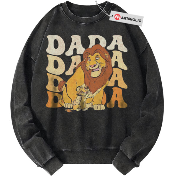 Mufasa and Simba Sweatshirt, The Lion King Sweatshirt, Father's Day Sweatshirt, Animated Sweatshirt, Vintage Sweatshirt
