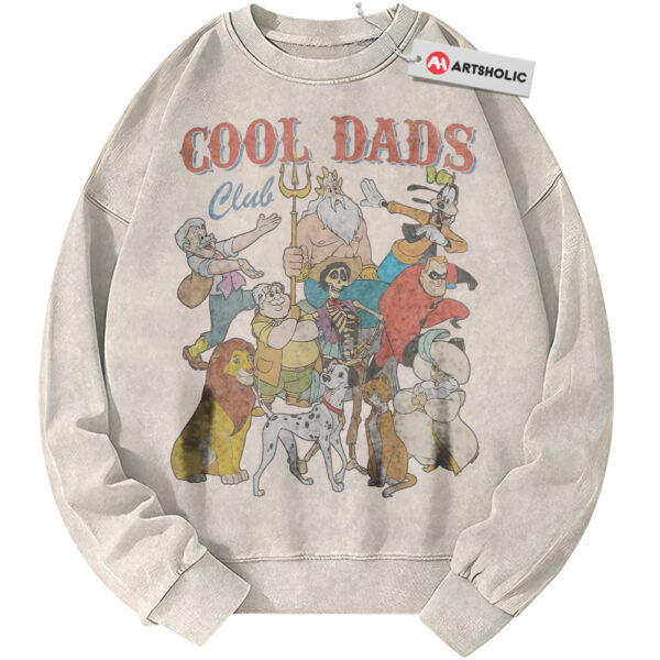 Cool Dads Club Sweatshirt, Disney Dad Sweatshirt, Father's Day Sweatshirt, Animated Sweatshirt, Vintage Sweatshirt