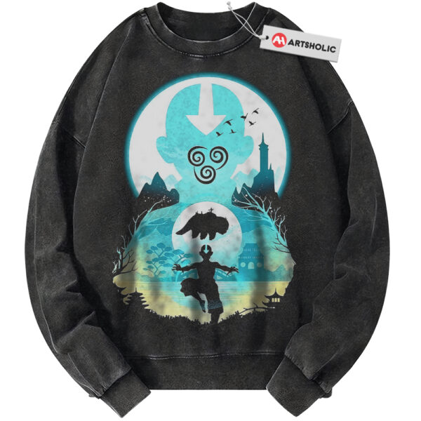 Aang Sweatshirt, Avatar the Last Airbender Sweatshirt, Animated Sweatshirt, Vintage Sweatshirt