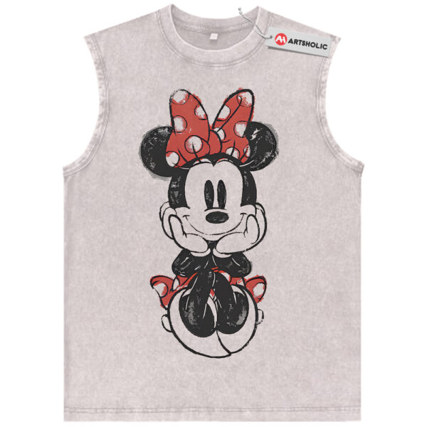 Minnie Mouse Tank Top, Disney Tank Top, Animated Tank Top, Vintage Tank Top