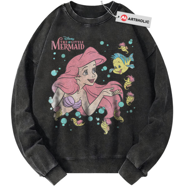 Ariel and Flounder Sweatshirt, The Little Mermaid Sweatshirt, Animated Sweatshirt, Vintage Sweatshirt