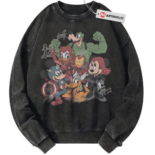 Mickey Mouse Sweatshirt, Donald Duck Sweatshirt, Pluto Sweatshirt, Disney Sweatshirt, Animated Sweatshirt, Vintage Sweater