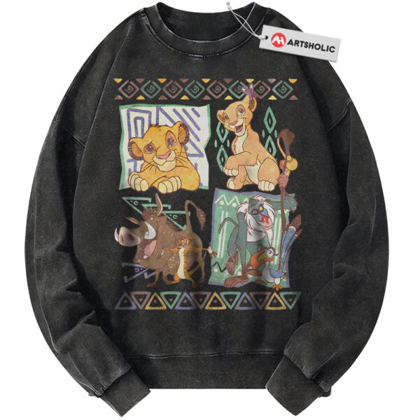 The Lion King Sweatshirt, Disney Sweatshirt, Animated Sweatshirt, Vintage Sweater