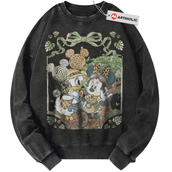 Minnie Mouse Sweatshirt, Daisy Duck Sweatshirt, Disney Sweatshirt, Animated Sweatshirt, Vintage Sweater