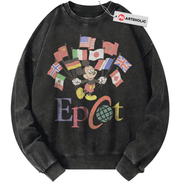 Mickey Mouse Sweatshirt, Animated Sweatshirt, Vintage Sweater