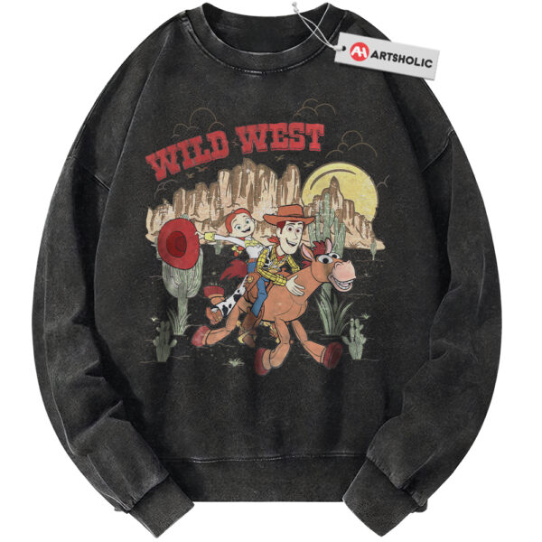 Jessie and Sheriff Woody Sweatshirt, Toy Story Sweatshirt, Animated Sweatshirt, Vintage Sweatshirt