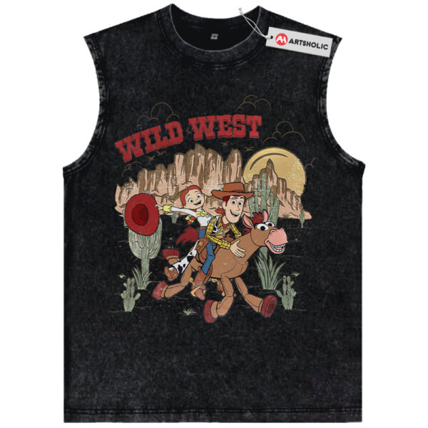 Jessie and Sheriff Woody Tank Top, Toy Story Tank Top, Animated Tank Top, Vintage Tank Top