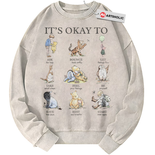 Winnie the Pooh Sweatshirt, Animated Sweatshirt, Vintage Sweater