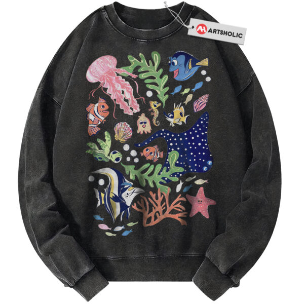 Finding Nemo Sweatshirt, Finding Dory Sweatshirt, Animated Sweatshirt, Vintage Sweatshirt