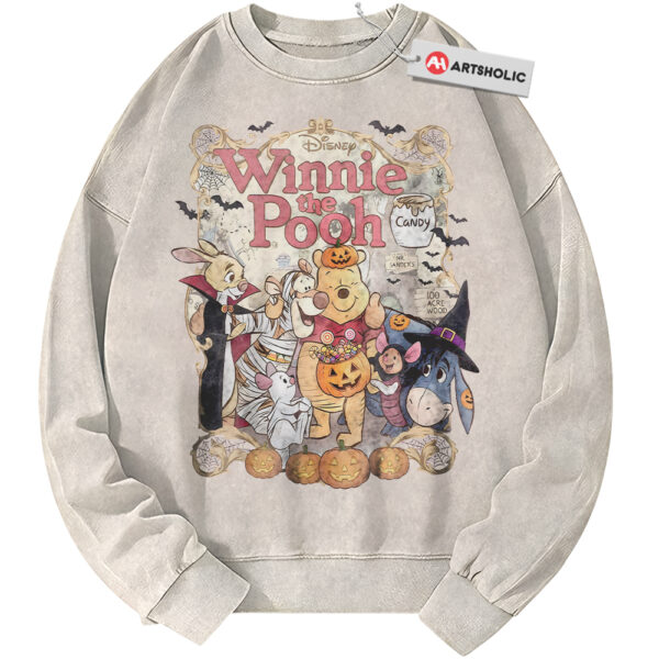 Winnie the Pooh Sweatshirt, Halloween Sweatshirt, Animated Sweatshirt, Vintage Sweatshirt