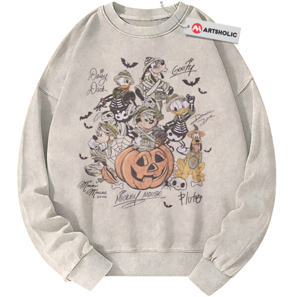 Donald Duck Sweatshirt, Mickey Mouse Sweatshirt, Goofy Sweatshirt, Pluto Sweatshirt, Halloween Sweatshirt, Disney Sweatshirt, Animated Sweatshirt, Vintage Sweater