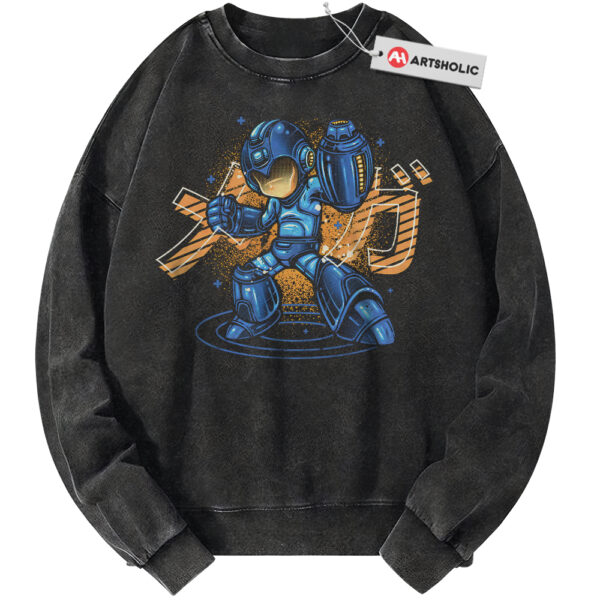 Mega Man Sweatshirt, Game Sweatshirt, Vintage Sweater