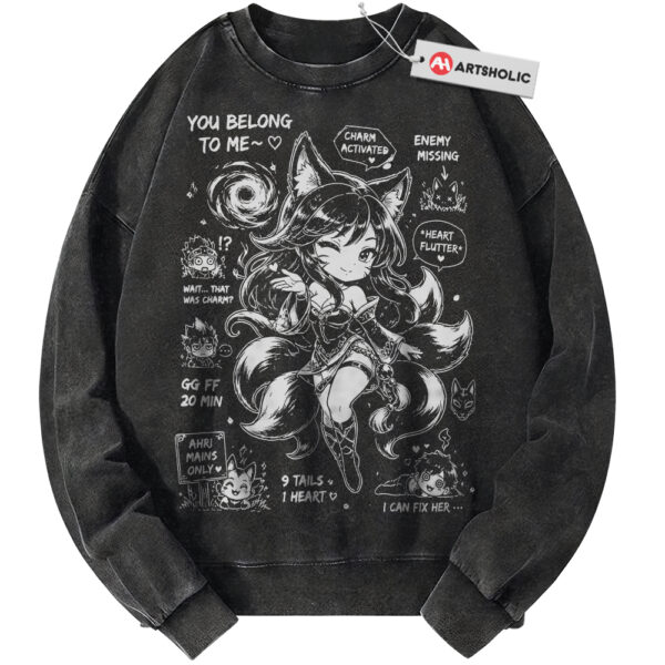 Ahri Sweatshirt, League of Legends Sweatshirt, LOL Sweatshirt, Game Sweatshirt, Vintage Sweater