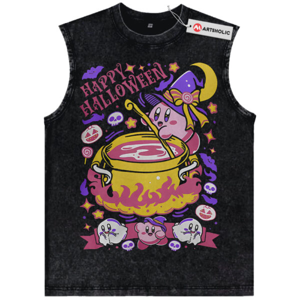 Kirby Tank Top, Halloween Tank Top, Game Tank Top, Vintage Tank Top