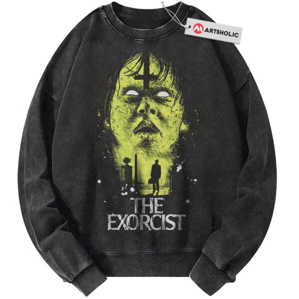 Regan MacNeil Sweatshirt, The Exorcist Sweatshirt, Halloween Sweatshirt, Horror Sweatshirt, Vintage Sweater