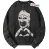 Art the Clown Sweatshirt, Terrifier Sweatshirt, Halloween Sweatshirt, Horror Sweatshirt, Vintage Sweatshirt