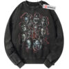 Iconic Slasher Villains Sweatshirt, Halloween Sweatshirt, Horror Sweatshirt, Vintage Sweater