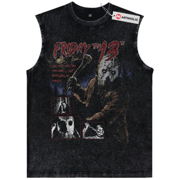 Jason Voorhees Tank Top, Friday the 13th Tank Top, Halloween Tank Top, Horror Tank Top, Vintage Tank Top