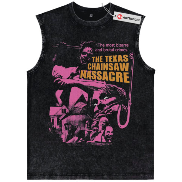 The Texas Chain Saw Massacre Tank Top, Halloween Tank Top, Horror Movie Tank Top, Vintage Tank Top