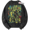 Iconic Slasher Villains Sweatshirt, Halloween Sweatshirt, Horror Sweatshirt, Vintage Sweater