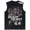 Ready or Not Tank Top, Halloween Tank Top, Horror Tank Top, Vintage Tank Top