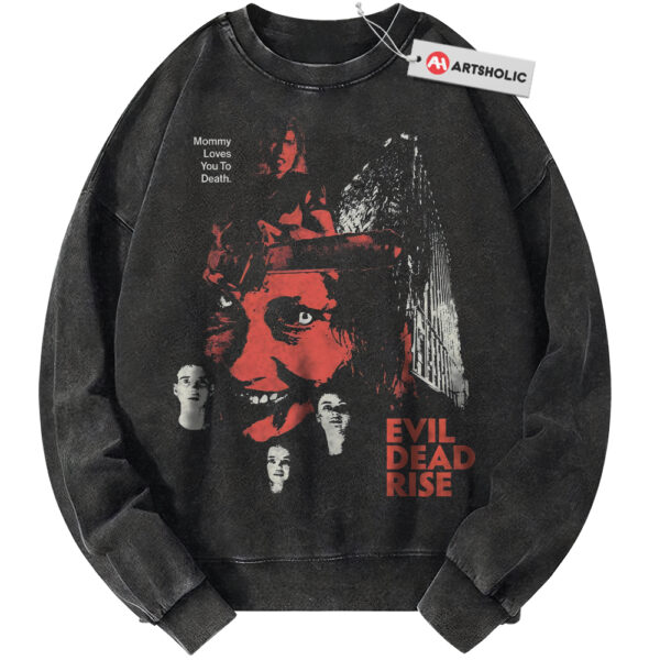 Evil Dead Rise Sweatshirt, Halloween Sweatshirt, Horror Sweatshirt, Vintage Sweater