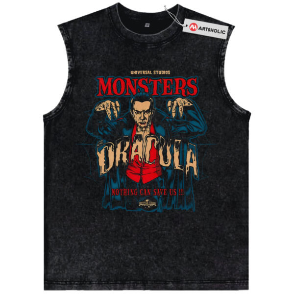Dracula Tank Top, Halloween Tank Top, Horror Tank Top, Vintage Tank Top