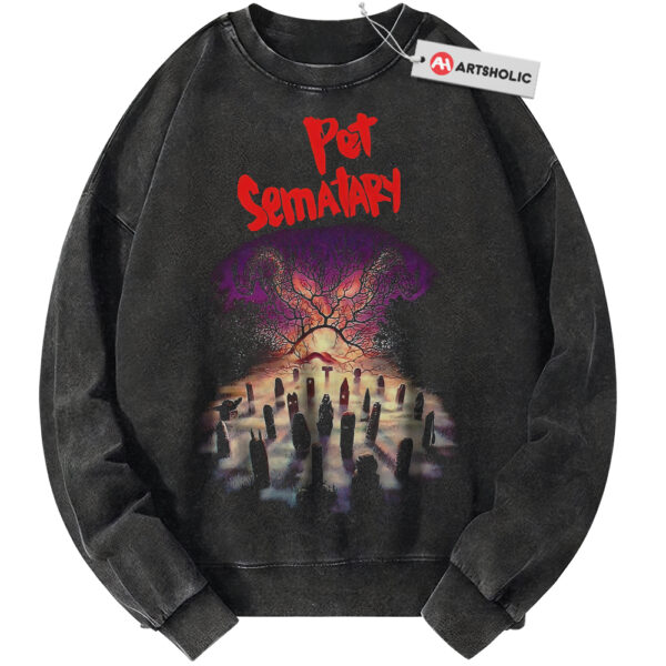 Pet Sematary Sweatshirt, Halloween Sweatshirt, Horror Sweatshirt, Vintage Sweatshirt