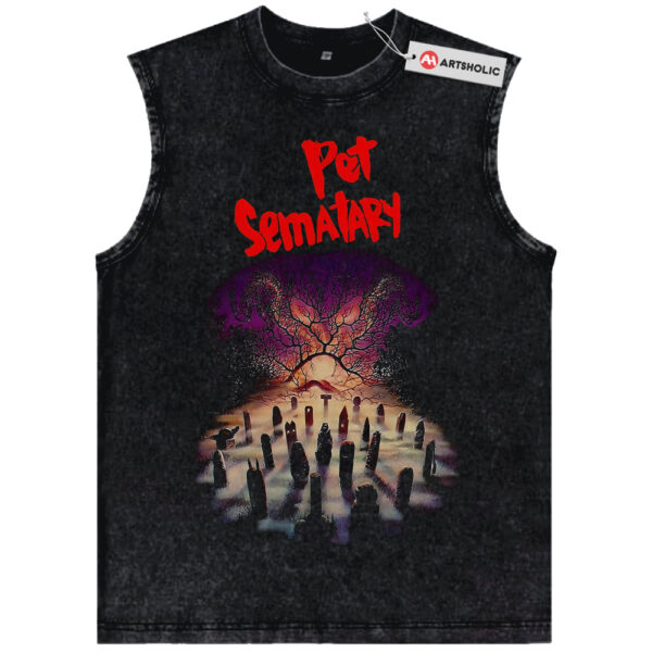 Pet Sematary Tank Top, Halloween Tank Top, Horror Tank Top, Vintage Tank Top