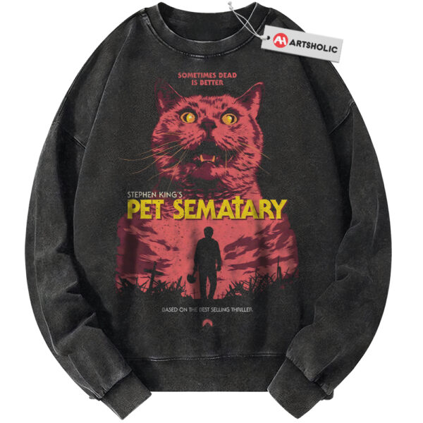 Pet Sematary Sweatshirt, Halloween Sweatshirt, Horror Sweatshirt, Vintage Sweatshirt